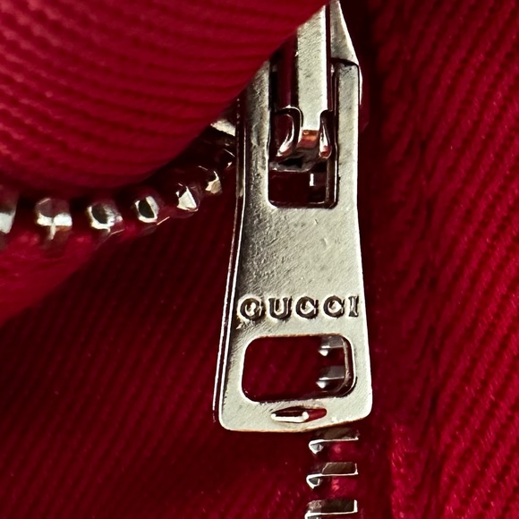 Gucci Logo GG Monogram Badge red Jeans - Picture 12 of 14